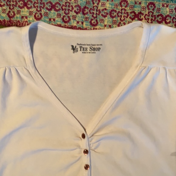 |•VICTORIA’S SECRET•| Super Sexy Scoop Neck Top 3/4 Sleeves M - Picture 4 of 6